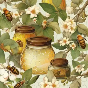 Kastanienhonig steht hier für Honig und Gesundheit. Wie als möglicher gesündester Honig