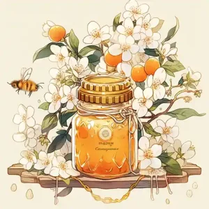 Orangenbuetenhonig steht hier für Honig und Gesundheit. Wie als möglicher gesündester Honig
