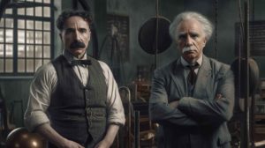 Einstein und Charley Chaplin testen Koroneiki-Olivenöl sowie die betreffende Olivenöl Wirkung