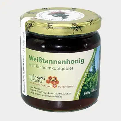 Weißtannenhonig, Bio Honig aus Deutschland, Bayern, Produktbild zum Waldhonig kaufen