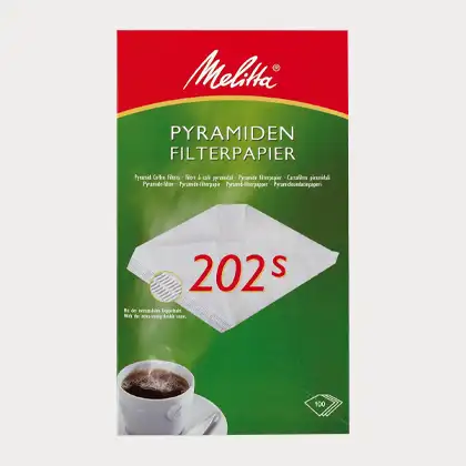 Bester Filterpapierkarton, Verpackung von Melitta, für Handfilter oder Kaffeekaraffe