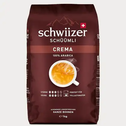 Kaffeebohnen aus der Schweiz im Angebot. Es handelt sich um ein kaffeebohnen angebot auf Amazon bezüglich eines Kaffee Crema