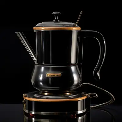 Espressomaschine oder Kaffeemaschine, alt von 1920 oder ähnlich