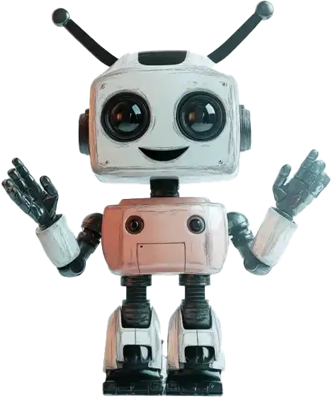 Erklärender Roboter, Bild symbolisiert das Thema KI Erklärfilm