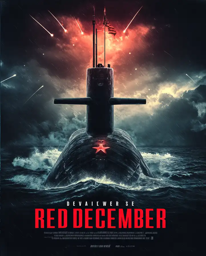 Beispiel mit U-Boot für Drehbuch für und für KI-Filme KI-generierten Filmszenen