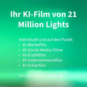nzeige von 21 drückt aus, dass das Unternehmen mit Begriffen wie AI-generated Ads arbeitet.