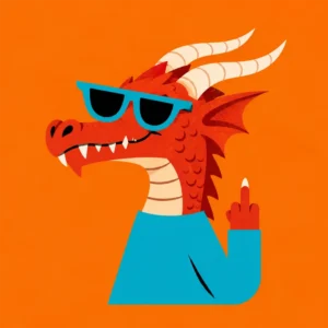 Kunstbild eines Drachen mit AI erstellt